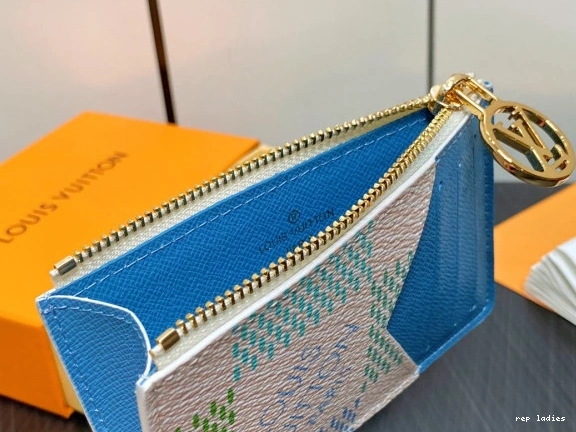 Cheap Card LOUIS Holder-12*8*0.8cm VUITTON Romy 0810